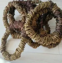 ナチュラル素材リースセット　ハンドメイド　リース　手作り　素材　材料　クリスマス