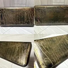 ☆美品☆ベルルッティ イタウバ 長財布 ブルー ダブルホールマーク