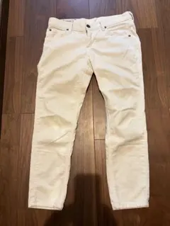 Lee Riders ホワイト コーデュロイパンツ