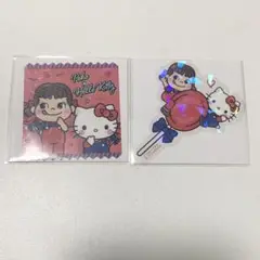 不二家 サンリオ ハローキティ ② ステッカー 銀座三越