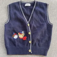 Familiarネイビー ベスト 100