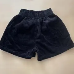 黒 コーデュロイ ハーフパンツ 140