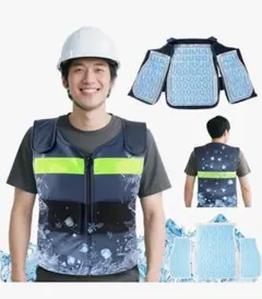 冷却ベスト PCM28℃自然凍結 暑さ対策 冷却グッズ 冷感ベスト分 解洗濯可能 送料込み新品 冷却ベスト PCM28℃自然凍結 分解洗濯可能 ひんやりグッズ