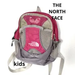 THE NORTH FACE ノースフェイス リュック ピンク/グレー　kids