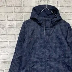 コロンビア　マウンテンパーカー　ネイビーレディースS ロゴ刺繍アウトドア0120