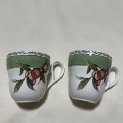 ノリタケ　ロイヤルオーチャード　ペアマグカップ