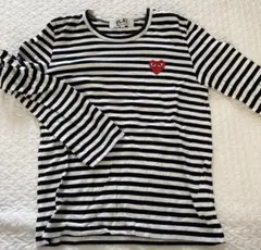 コムデギャルソン　ボーダー　長袖Tシャツ　Mのサムネイル