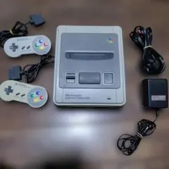 Nintendo SUPER Famicom 本体とコントローラー