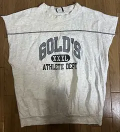 GOLD'S GYM プリントノースリーブ スウェット XXXLのサムネイル