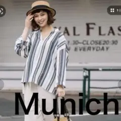 Munich レディース　トップス　カットソー　薄手　夏服　長袖シャツのサムネイル