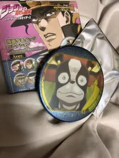 ジョジョの奇妙な冒険 東方仗助 アニメ10周年記念展 缶バッジ ジョジョワールド 東方仗助 アニメ10周年記念展 缶バッジ