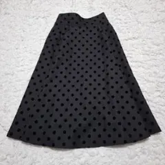 BABYLONE　ドット柄スカート　フレア　36のサムネイル
