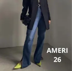 【即日発送】AMERI NANO MIST BOOTS CUT DENIM 26のサムネイル