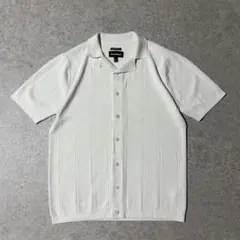 threadbare 半袖ニットポロシャツ 開襟 オープンカラー サマーニットのサムネイル