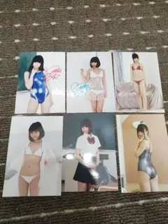 ジュニアアイドル 高岡未來 直筆サイン入りL番生写真のサムネイル