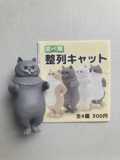 並べ隊 整列キャット フィギュア 前ならえ