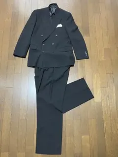 【美品】紳士ブラックフォーマルスーツ　冠婚葬祭　礼服　紳士服
