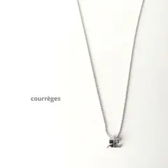 courrèges クレージュ　ロゴ　ネックレス