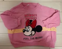ミニーマウス ピンク トレーナー 110