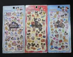 【即日発送】ディズニーキャラクターシール 3枚セット