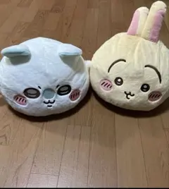 モモンガ、うさぎ　プレミアムドームクッション　セット　ちいかわ