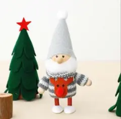 ノルディカニッセ サイレントナイトシリーズ トナカイセーター ホワイト×レッド