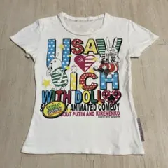 LIZ LISA doll ウサビッチ コラボ 半袖Tシャツ 平成レトロ