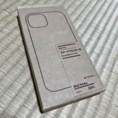 無印良品　iPhone14用カバー　ホワイトグレー
