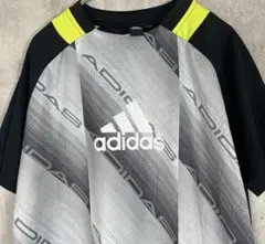 adidas グレー/ブラック/サッカーシャツ150