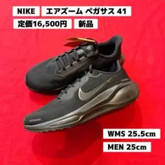 29cm ナイキ エア ズーム ペガサス 41 ゴアテックス 防水 撥水 黒