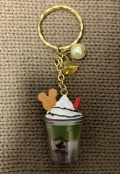 ディズニー カフェ ドリンク キーホルダー