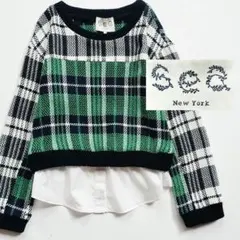 希少USA製★Sea New York シーニューヨーク レイヤード チェック