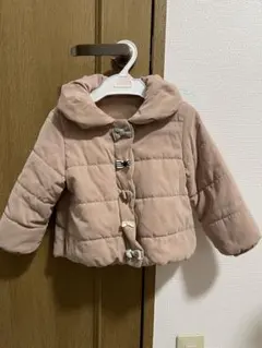 ベビー アウター ダウン 90cm プティマイン　リボン