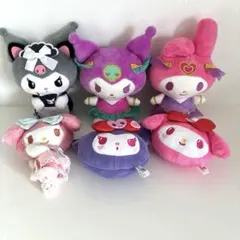 マイメロディ クロミ　ぬいぐるみ　マスコット　6点セット