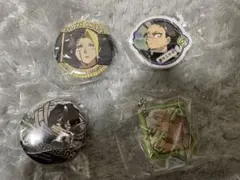 マッシュル 鬼滅の刃 ヒロアカ くら寿司コラボ 缶バッジ ラバーキーホルダー