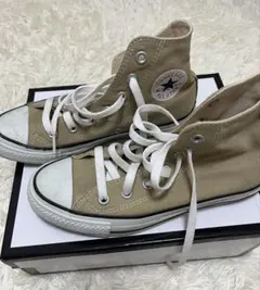 Converse All Star ベージュ ハイカットスニーカー　23cm