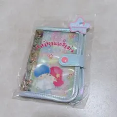 キキララ　シール帳　スピンズ　透明　シール　リトルツインスターズ　サンリオ