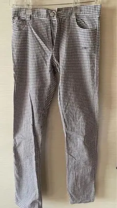 ピンクハウス　スリムパンツ　チェック