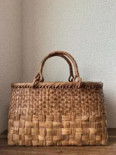 信州安曇野の山葡萄かごバック。里山手仕事。 - メルカリ