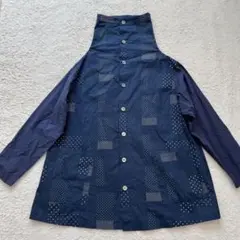 POUR DEUX プルドゥ　長袖シャツ　チュニック丈　ハイネック