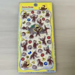 【新品・正規品】おさるのジョージ　プチドロップステッカー