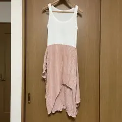 ZARA アシンメトリックラップワンピース S