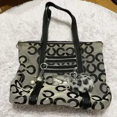 COACH Y2K ブラック バッグ トート シルバー 肩掛け