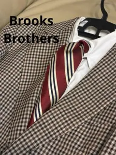 Brooks Brothers 米国製シルクレップタイ　バーガンディx濃紺x金 Brooks Brothers 米国製シルクレップタイ バーガンディx濃紺x金 - メルカリ