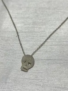 silver925 ドクロ　ネックレス