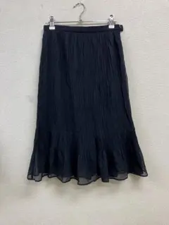 【美品】FRANCO FERRARO フレアスカート フランコフェラーロ 美シルエット 上品 ひざ下丈 ドット柄