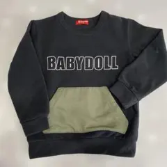 BABYDOLL トレーナー 110 黒
