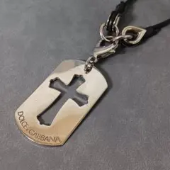 極美品✨D&Gドルチェ＆ガッバーナクロスドッグタグ 付属品付き メンズ