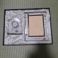 MIKIMOTO 置時計 フォトフレーム セットのサムネイル