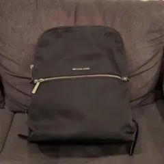 値下げMICHAEL KORS◆ナイロンリュック◆バッグパック◆シンプルブラック